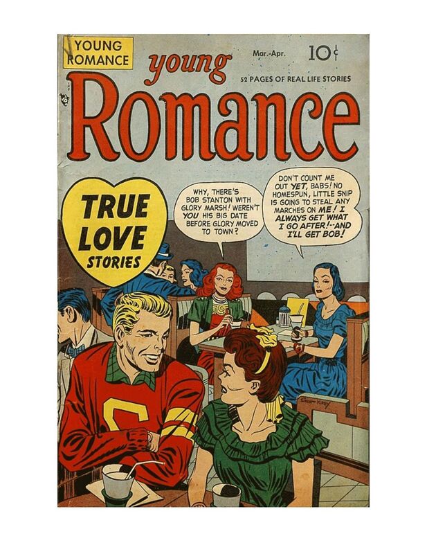 Young Romance Number 4 Love Comic Book