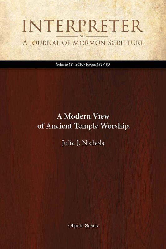 A Modern View of Ancient Temple Worship