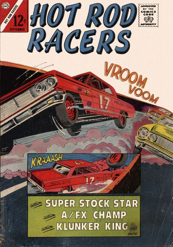 Hot Rod Racers Number 5 Car Comic Book