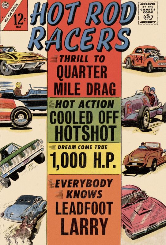 Hot Rod Racers Number 8 Car Comic Book