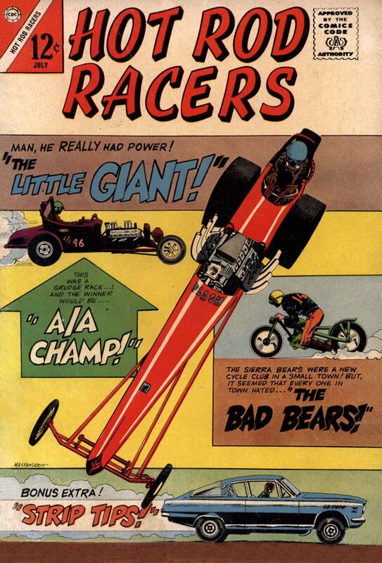 Hot Rod Racers Number 9 Car Comic Book