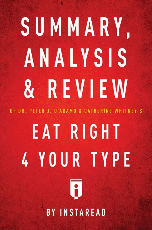 Summary, Analysis & Review of Peter J. DAdamos Eat Right for Your Type by Instaread