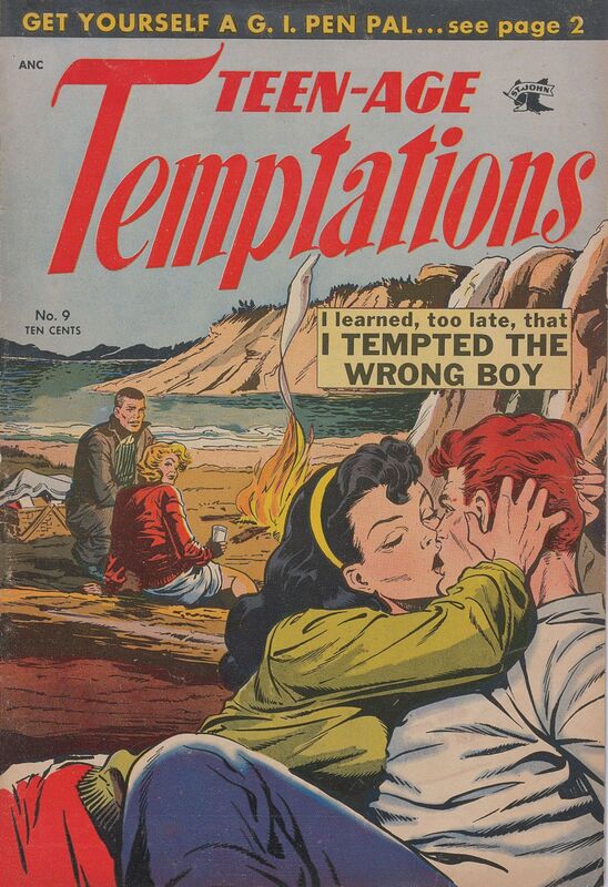 Teen Age Temptations Number 9 Love Comic Book