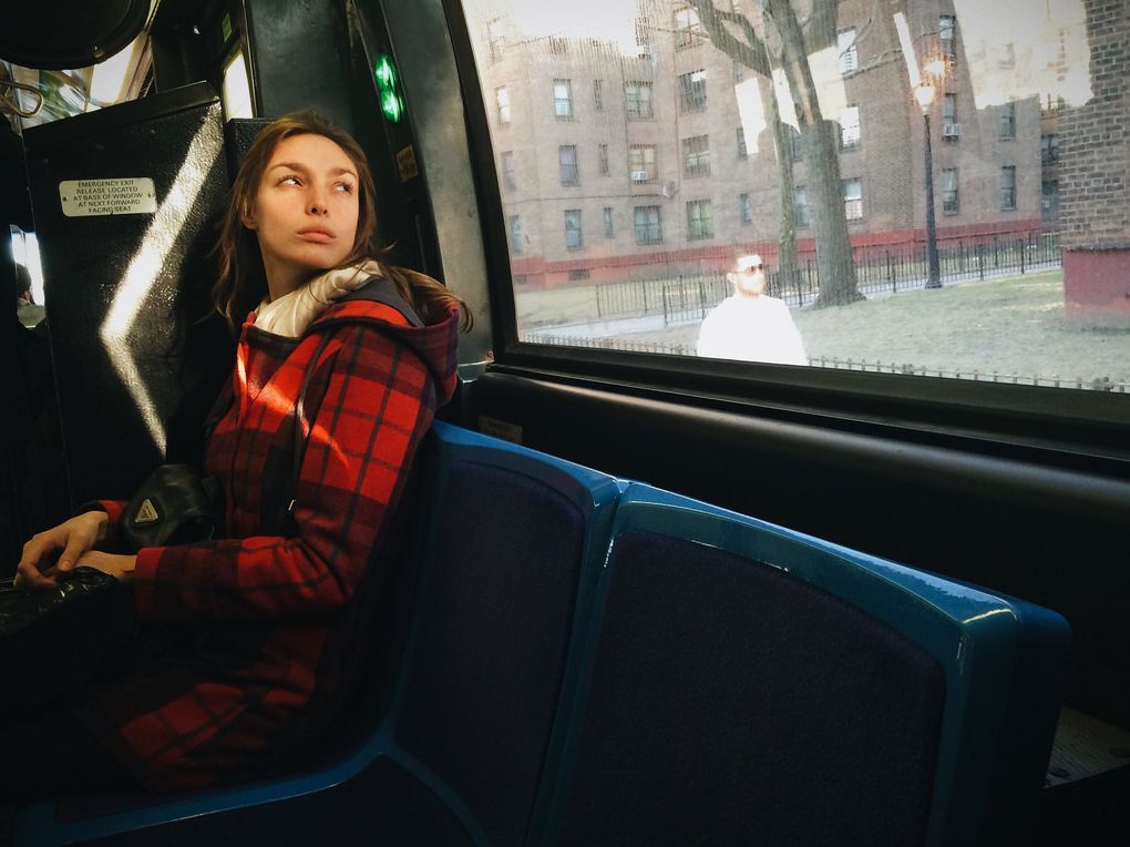 The Girl On Bus