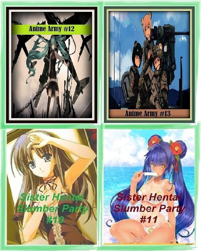 Adult Stories: Erotica 4 Books in 1 Bundle! Anime Army #12, Anime Army #13, Sister Hentai Slumber Party #10, Sister Hentai Slumber Party #11