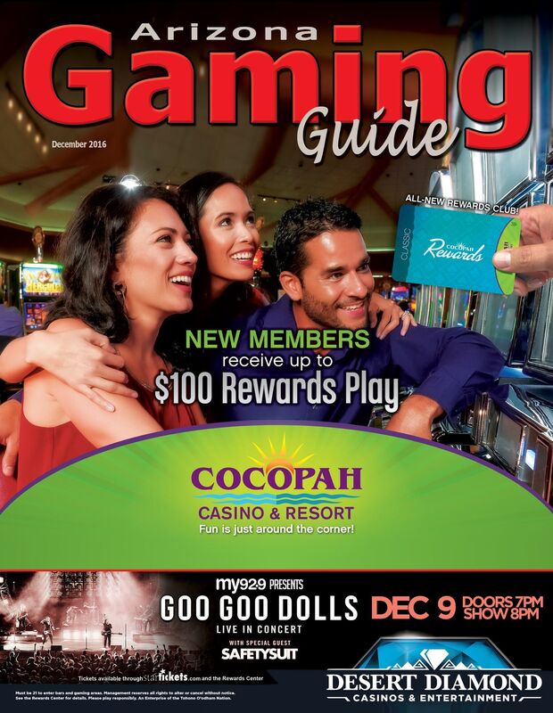 Arizona Gaming Guide Magazine - December 2016 - 08:12