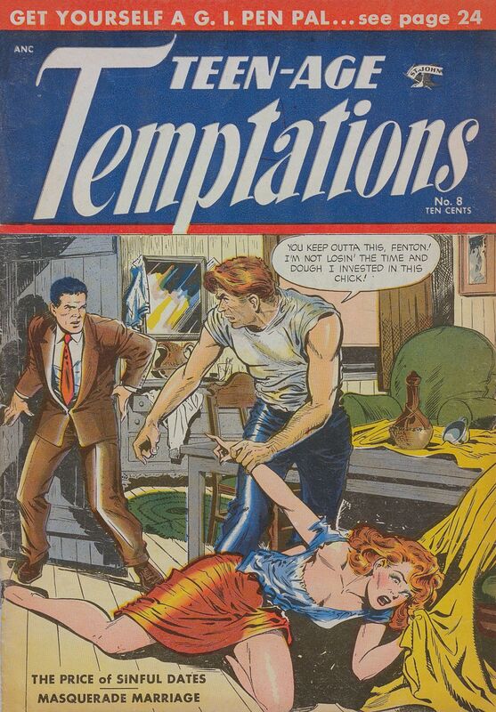 Teen Age Temptations Number 8 Love Comic Book