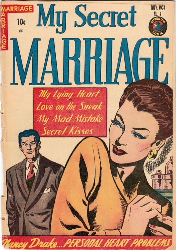 My Secret Marriage Number 4 Love Comic Book