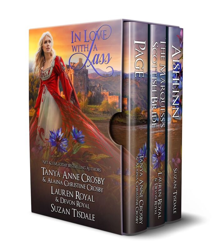 In Love with a Lass: 3 Full-Length Sweet & Clean Scottish Historical Romance Novels