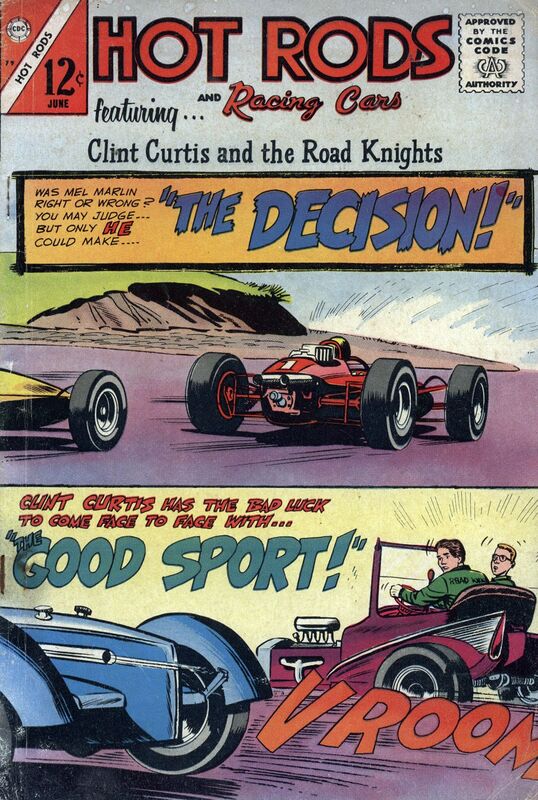 Hot Rods and Racing Cars Number 79 Car Comic Book