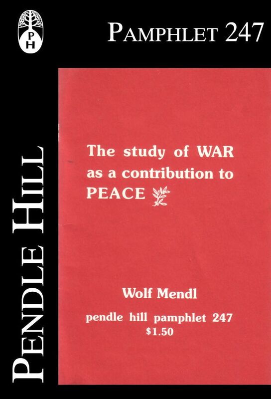 The Study of War as a Contribution to Peace