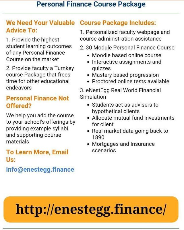 Interactive Personal Finance and Wealth Management Simulation Package