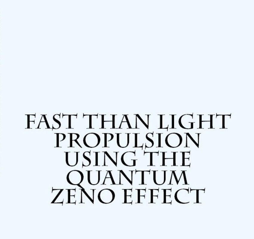 Faster than Light Using the Quantum Zeno Effect