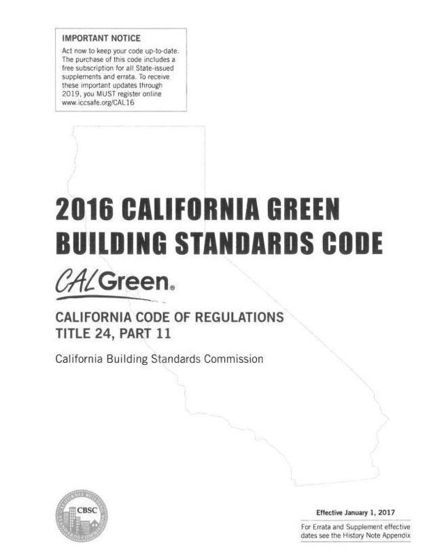 2016 California Green Building Code