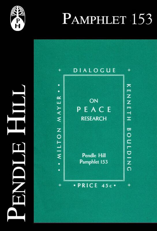 On Peace Research: The Mayer/Boulding Dialog