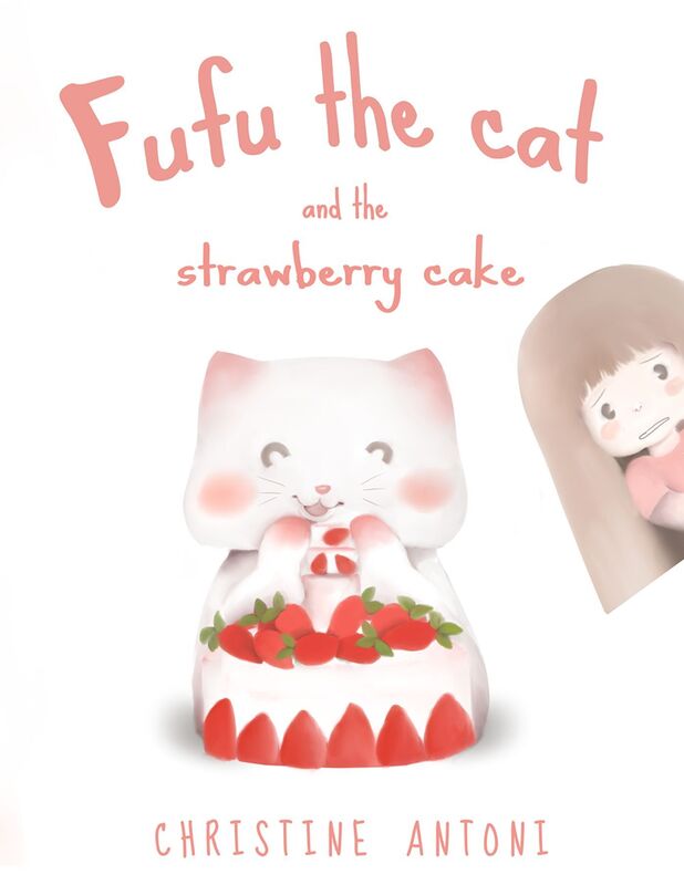 Fufu the Cat and the Strawberry Cake