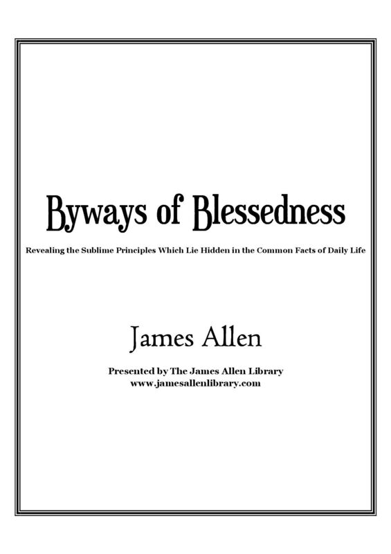 Byways of Blessedness