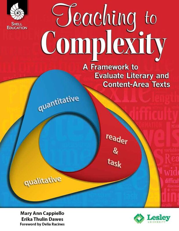 Teaching to Complexity: A Framework to Evaluate Literary and Content-Area Text