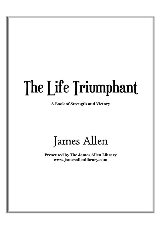 The Life Triumphant