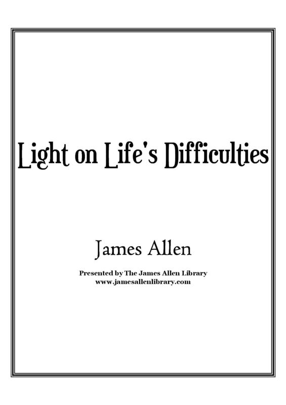 Light on Life's Difficulties
