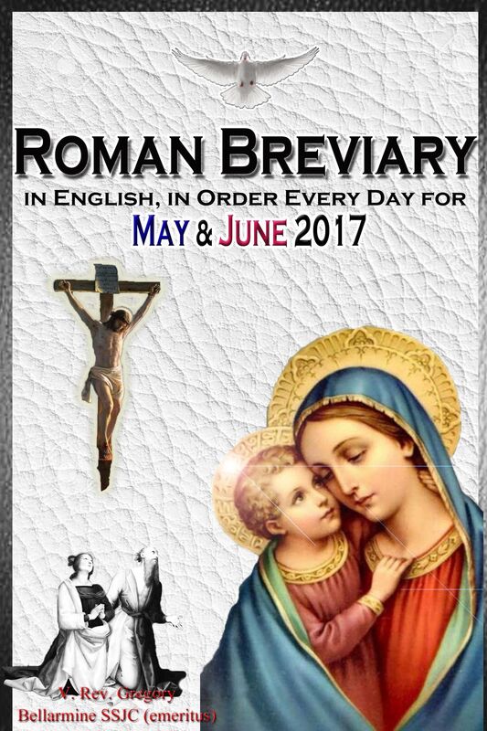 The Roman Breviary: in English, in Order, Every Day for May & June 2017