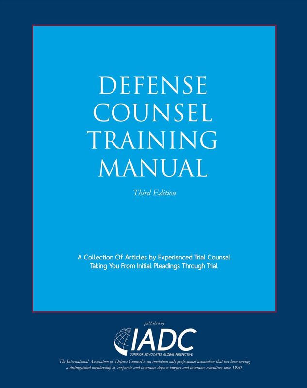 Defense Counsel Training Manual