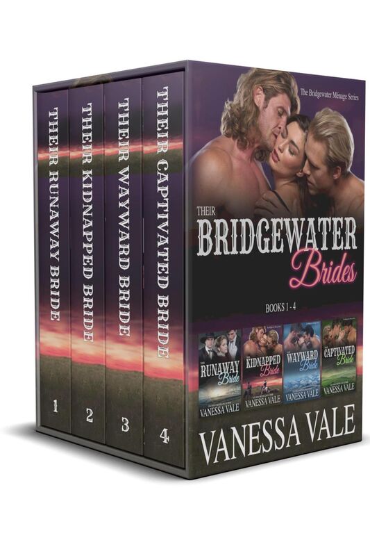 Their Bridgewater Brides, Books 1-3 (MFM Historical Cowboy Menage Romance)