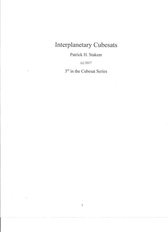 Interplanetary Cubesats
