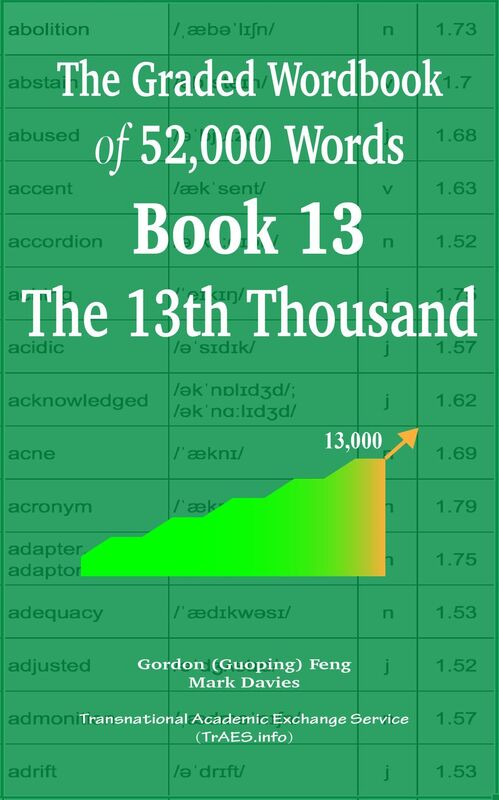 The Graded Wordbook of 52,000 Words Book 13: The 13th Thousand