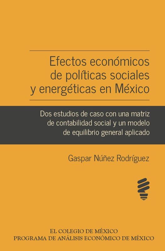 Efectos economicos de politicas sociales y energeticas en Mexico. Dos estudios de caso con una matriz de contabilidad social y un modelo de equilibrio general aplicado