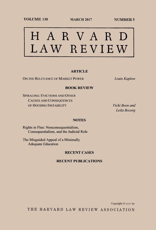 Harvard Law Review: Volume 130, Number 5 - March 2017
