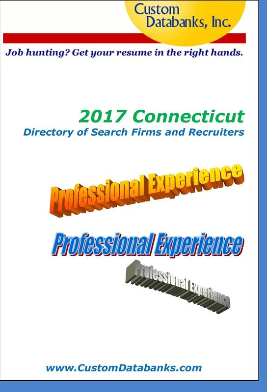 2017 Connecticut Directory of Search Firms and Recruiters