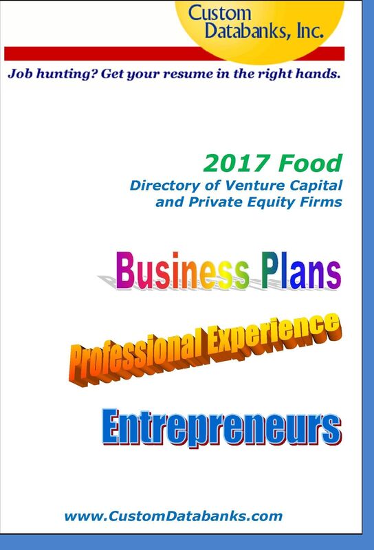 2017 Food Directory of Venture Capital and Private Equity Firms