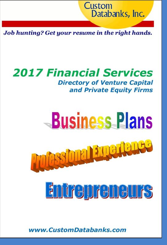 2017 Financial Services Directory of Venture Capital and Private Equity Firms