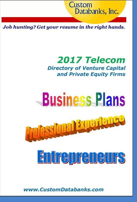 2017 Telecom Directory of Venture Capital and Private Equity Firms