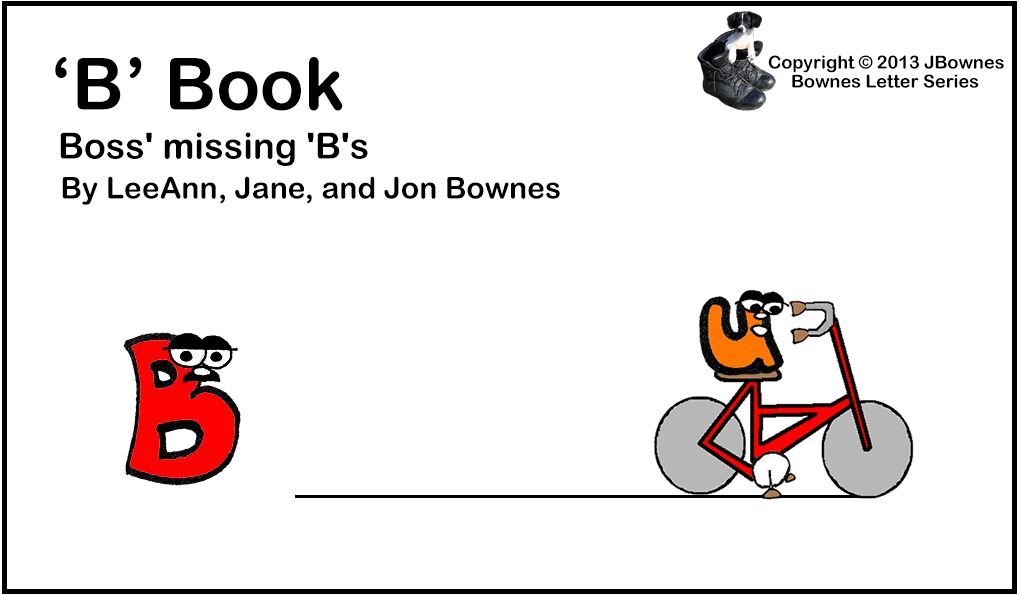 'B' Book - Boss' missing 'B's