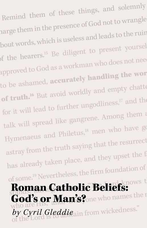 Roman Catholic Beliefs: Gods or Mans?