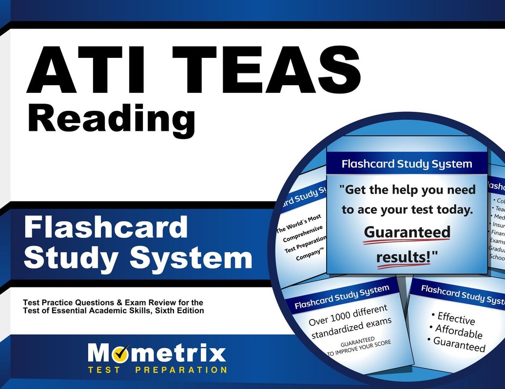 ATI TEAS Reading Flashcard Study System: TEAS 6 Test Practice Questions & Exam Review for the Test of Essential Academic Skills, Sixth Edition
