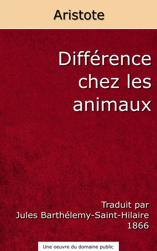 Difference chez les animaux