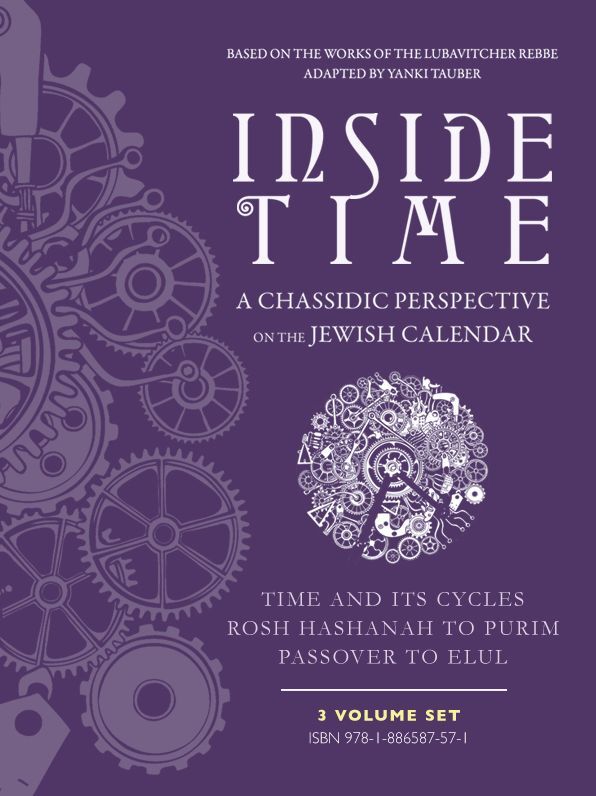 Inside Time: A Chassidic Perspective on the Jewish Calendar 3 Volume Set