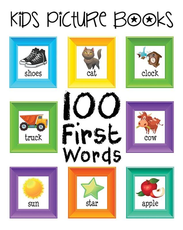 Kids Picture Books: 100 First Words