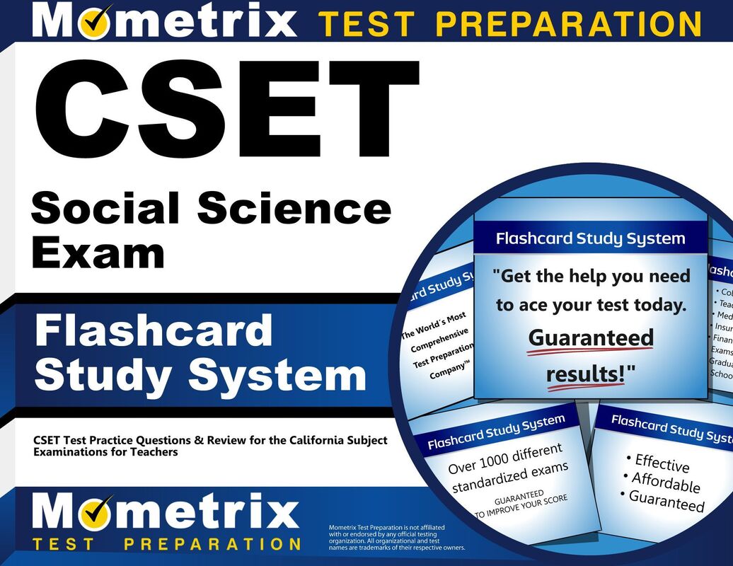 CSET Social Science Exam Flashcard Study System: CSET Test Practice Questions & Review for the California Subject Examinations for Teachers