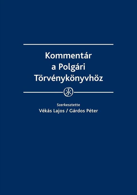 Kommentar a Polgari Torvenykonyvhoz