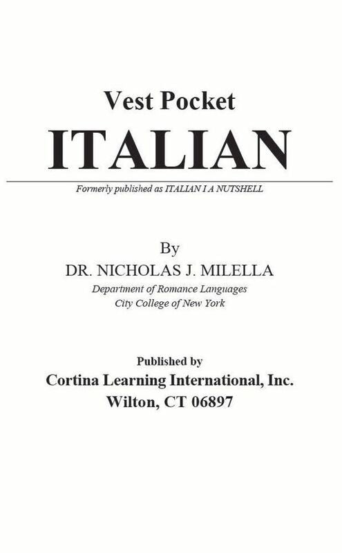 Vest Pocket Italian