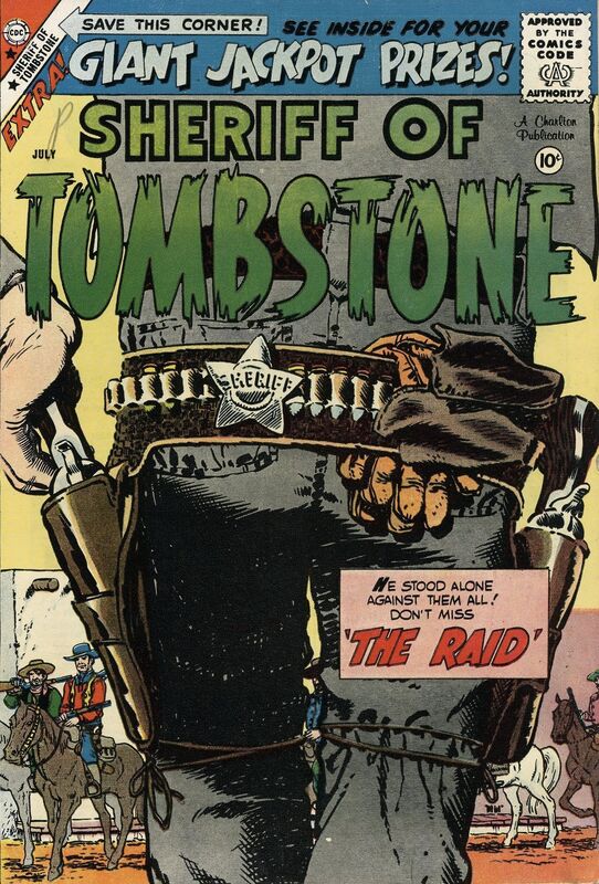 Sheriff of Tombstone Number 4 Western Comic Book