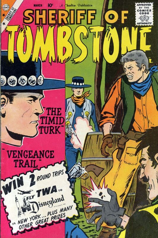 Sheriff of Tombstone Number 8 Western Comic Book