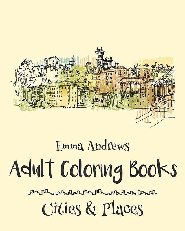 Adult Coloring Books: Cities & Places