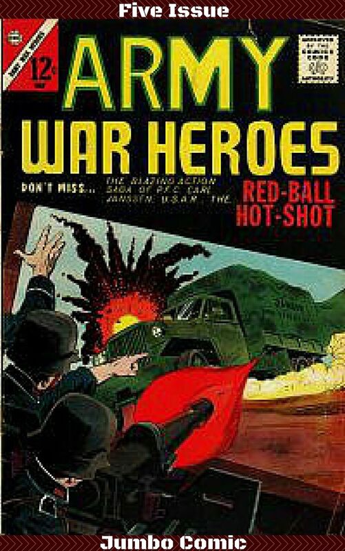 Army War Heroes Five Issue Jumbo Comic