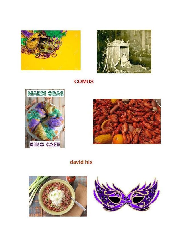 Comus -new mini epub about Mardi Gras