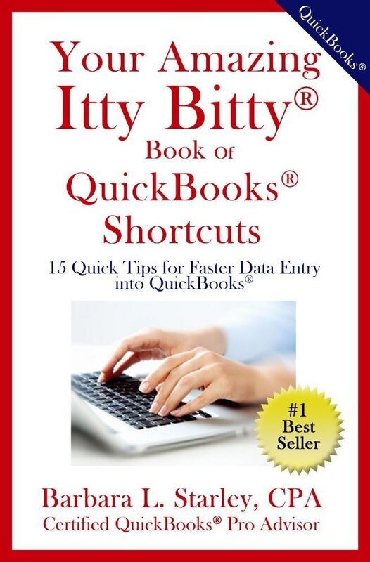 Your Amazing Itty Bitty(R) Book of Quickbooks (R) Shortcuts